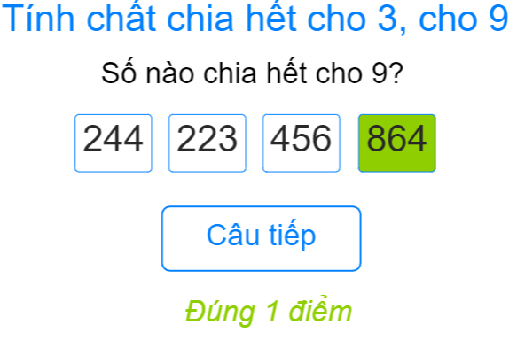 Dấu hiệu chia hết cho 3, cho 9