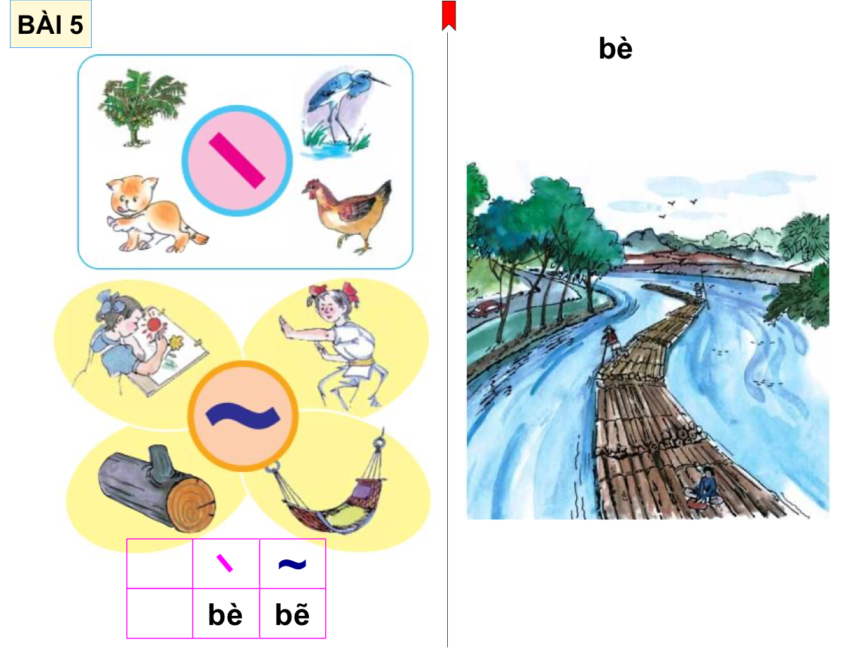 Bài 5: Dấu huyền và dấu ngã