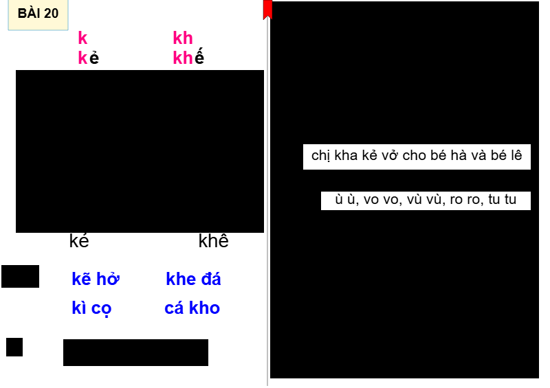 Bài 20: k-kh