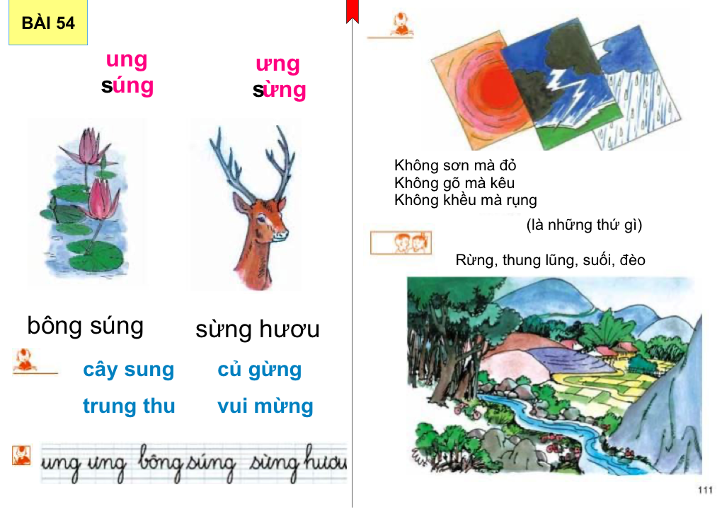 Bài 54: ung -ưng