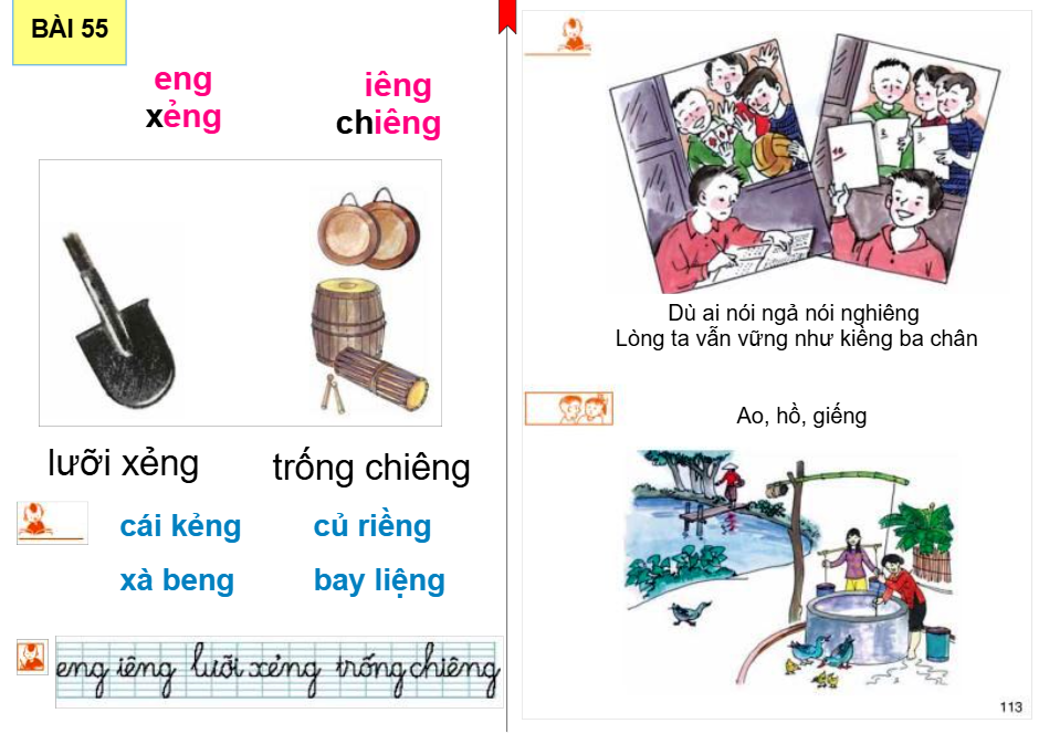 Bài 55:  eng- iêng