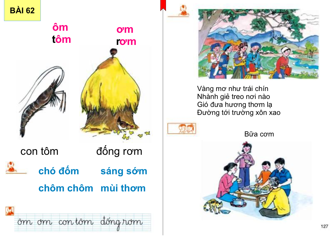 Bài 62: ôm - ơm