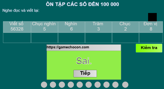 Ôn tập các số đến 100000