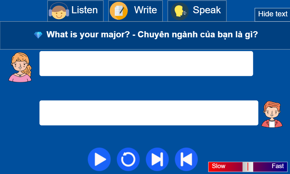What is your major? - Chuyên ngành của bạn là gì?