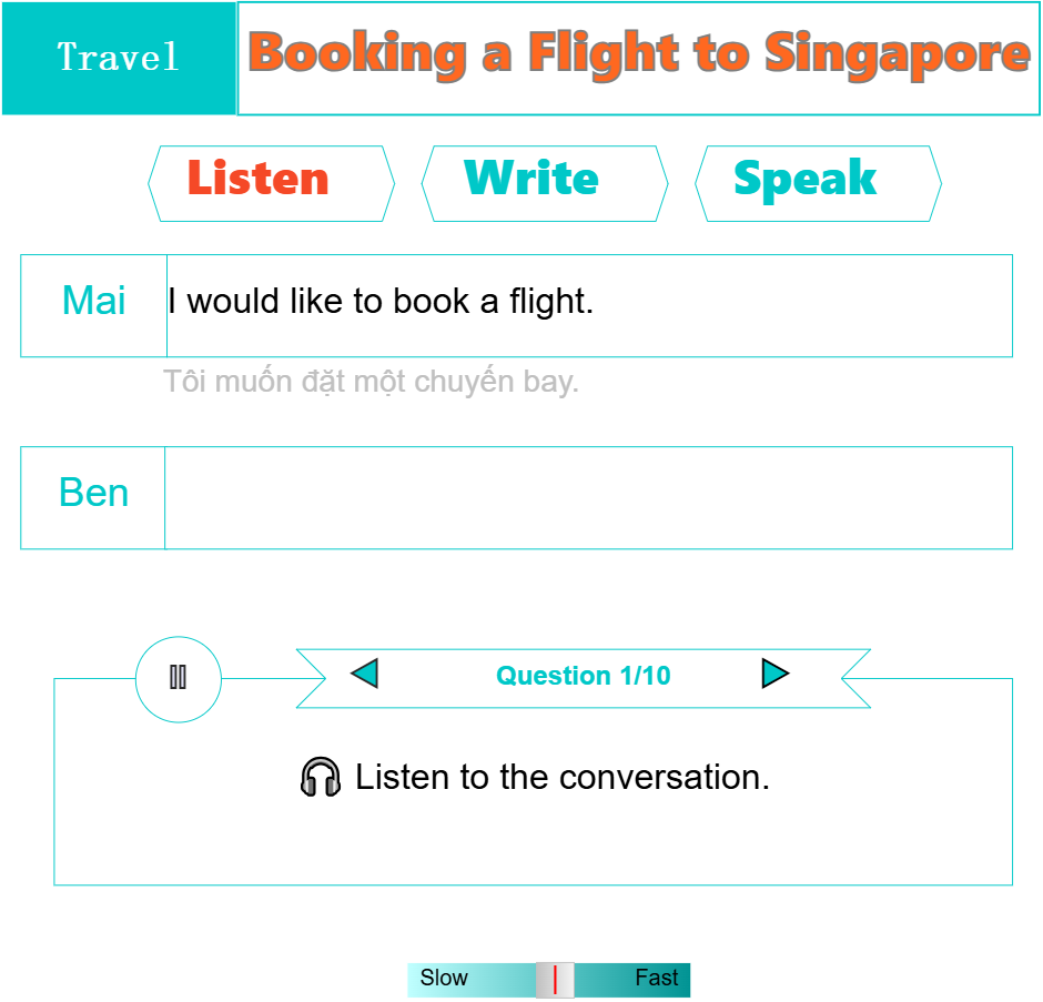 Booking a Flight to Singapore