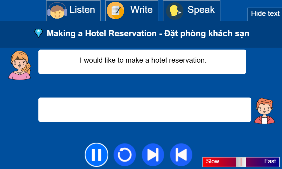 Making a Hotel Reservation - Đặt phòng khách sạn