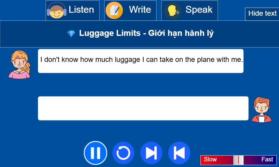 Luggage Limits - Giới hạn hành lý