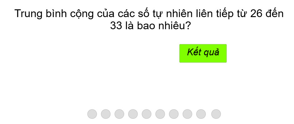 Tìm số trung bình cộng