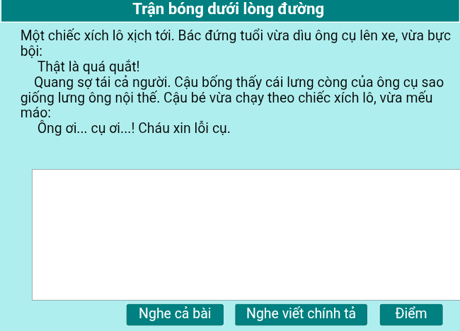 Trận bóng dưới lòng đường