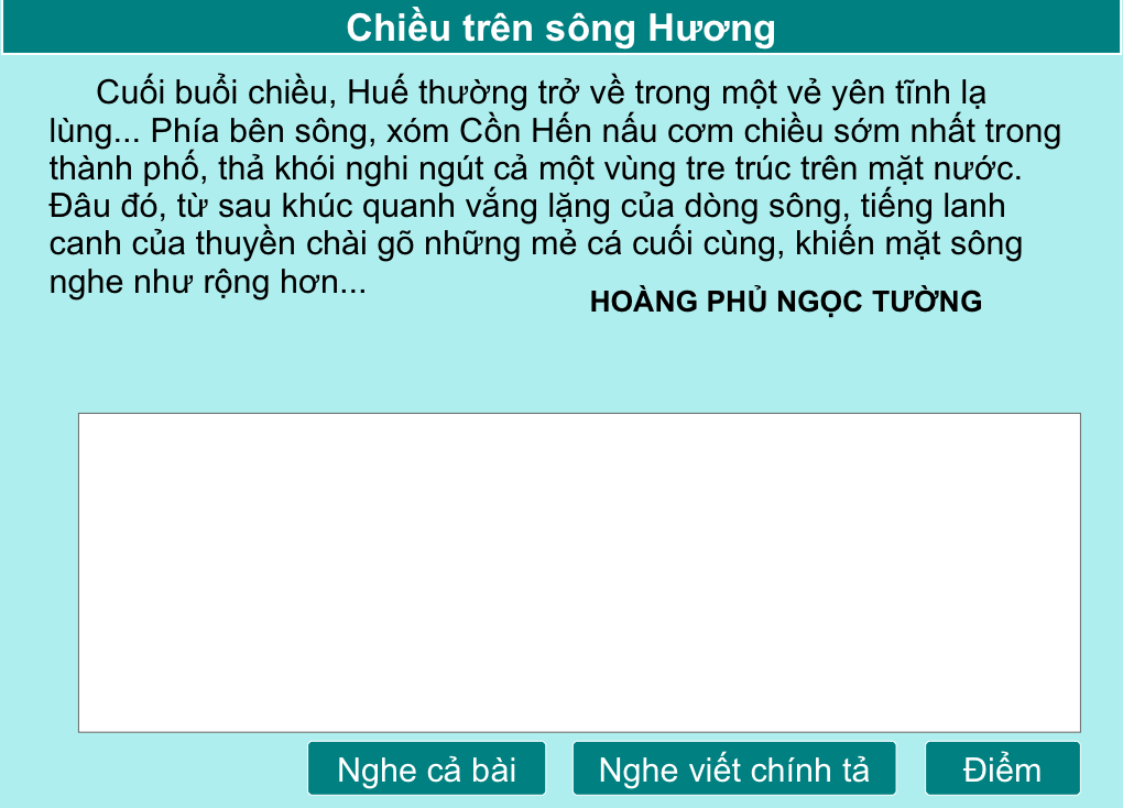 Chiều trên sông Hương