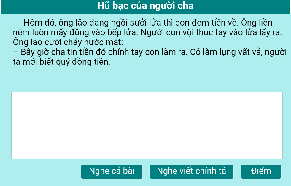 Hũ lạc của người cha