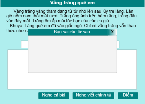 Vầng trăng quê em