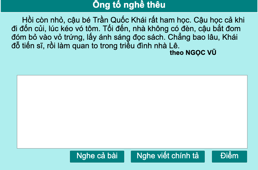 Ông tổ nghề thêu