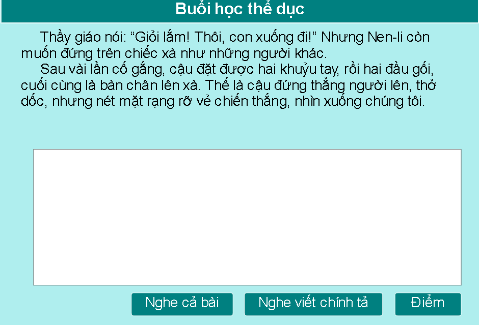 Buổi học thể dục