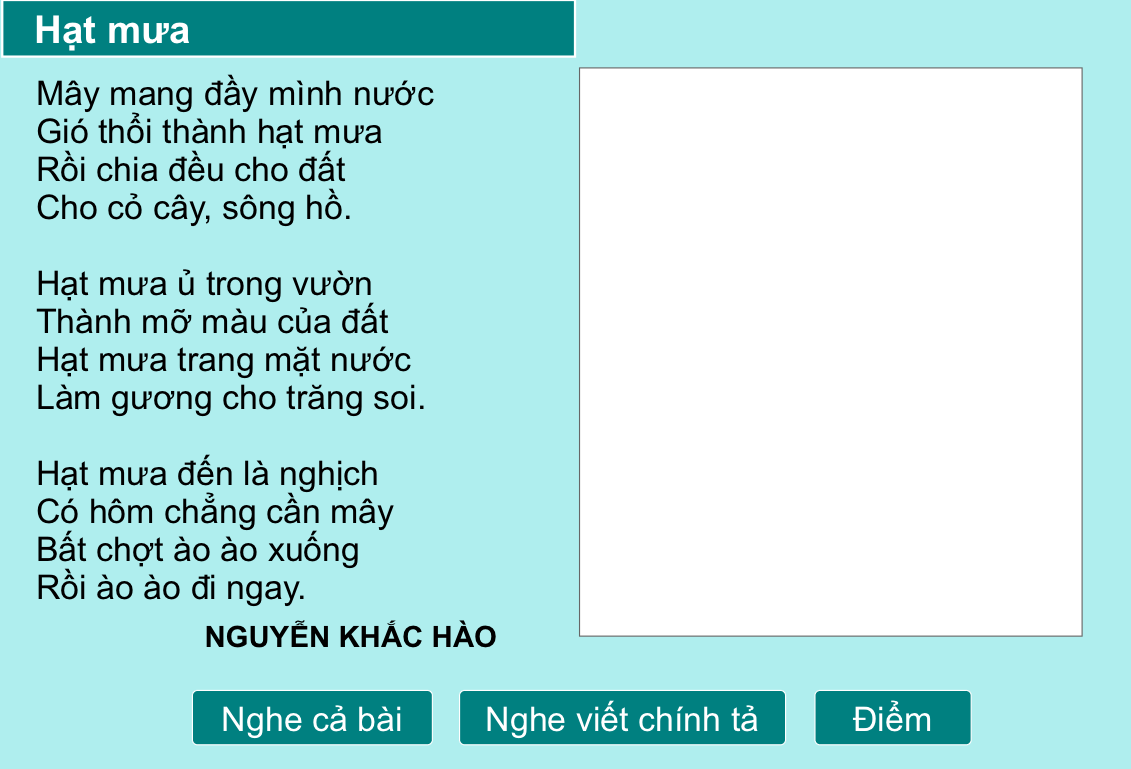 Hạt mưa
