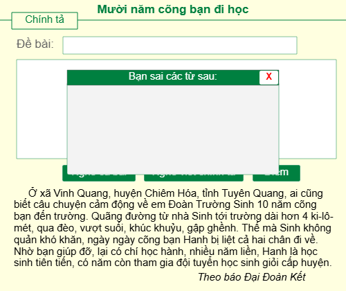 Mười năm cõng bạn đi học