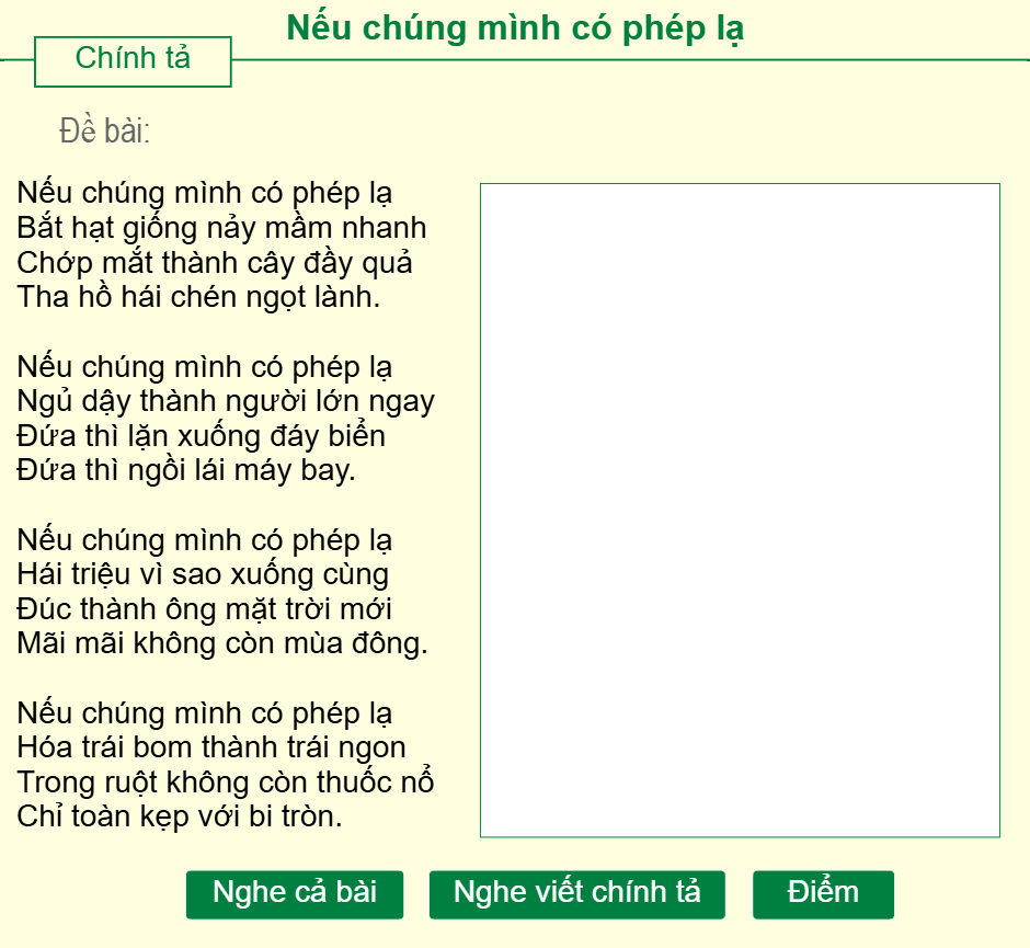 Nếu chúng mình có phép lạ