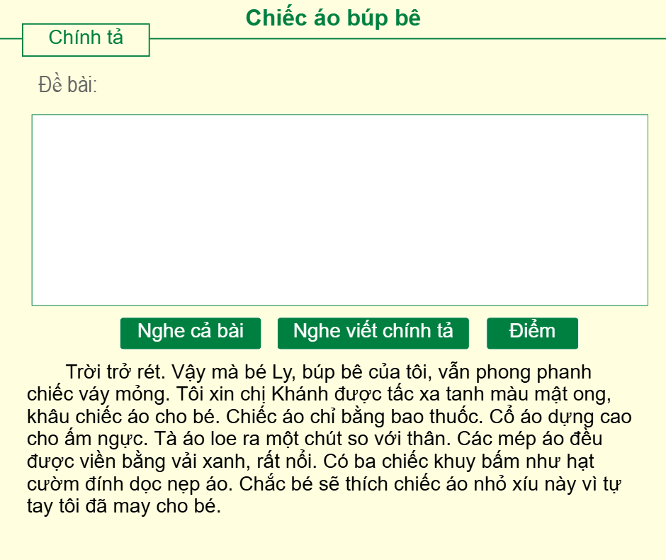 Chiếc áo búp bê
