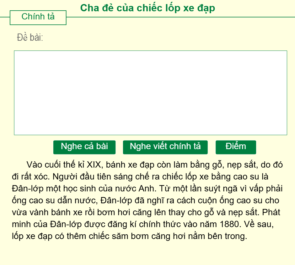 Cha đẻ của chiếc lốp xe đạp