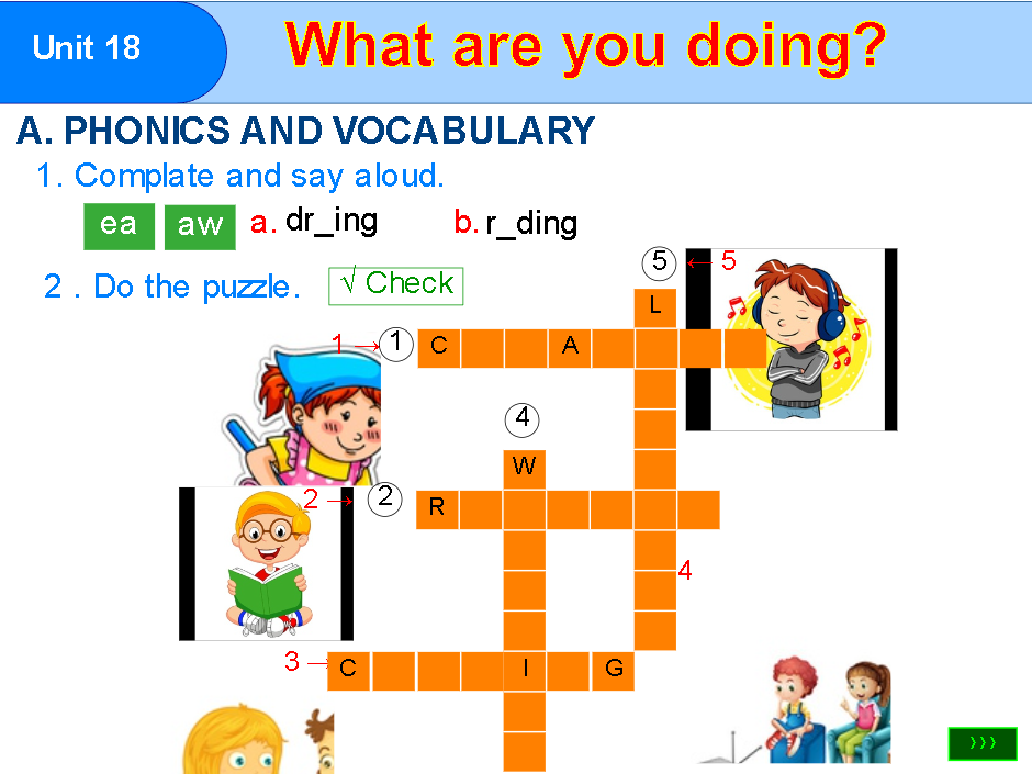 Unit 18: What are you doing?