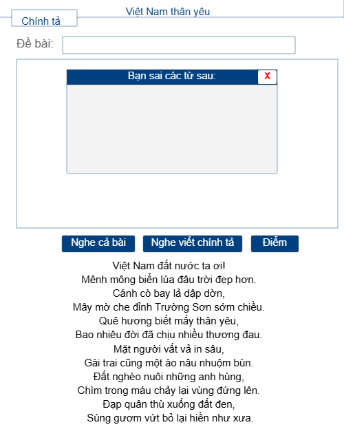 Việt Nam thân yêu