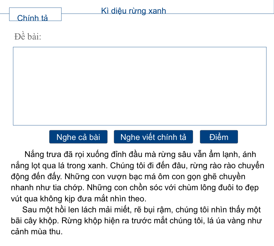 Kì diệu rừng xanh