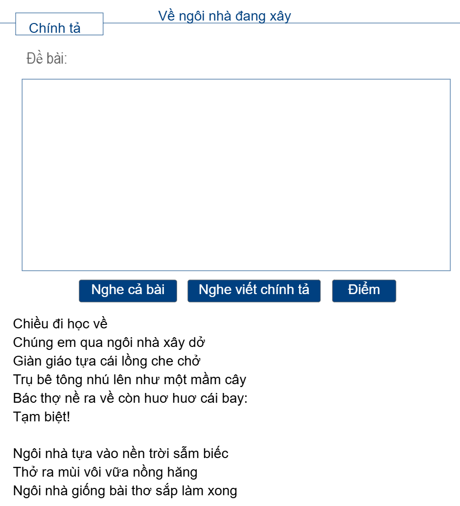 Về ngôi nhà đang xây