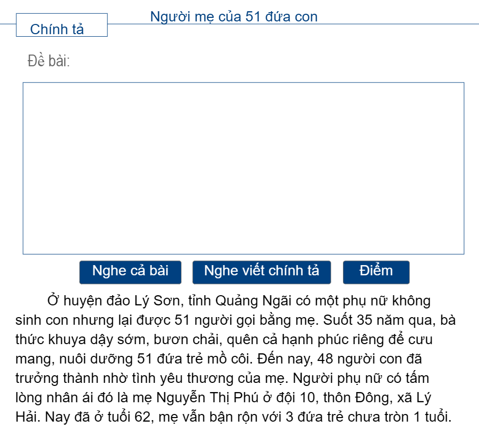 Người mẹ của 51 đứa con