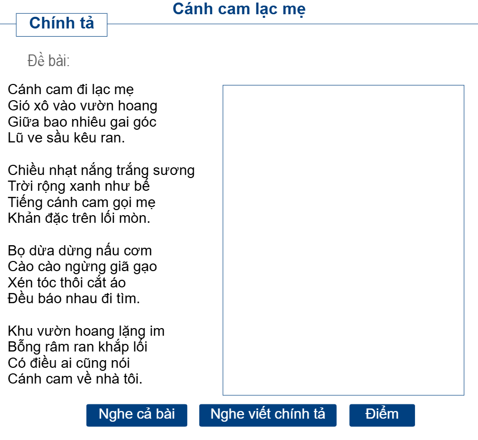 Cánh cam lạc mẹ