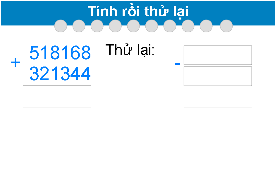 Chương 2: 1. Phép cộng và phép trừ