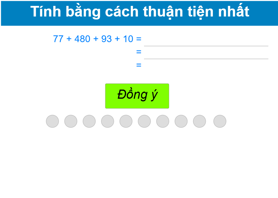 Tính bằng cách thuận tiện nhất