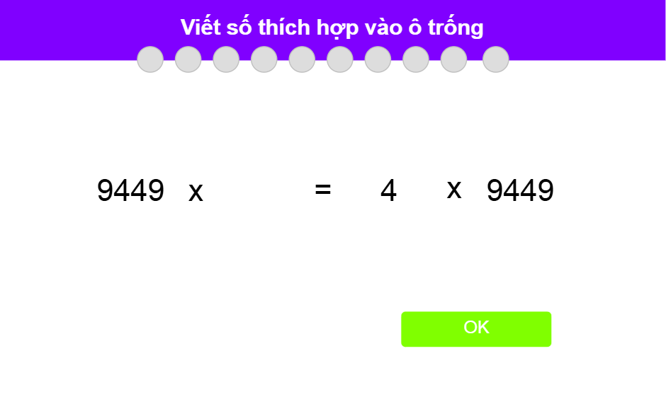 Tính chất giao hoán của phép nhân