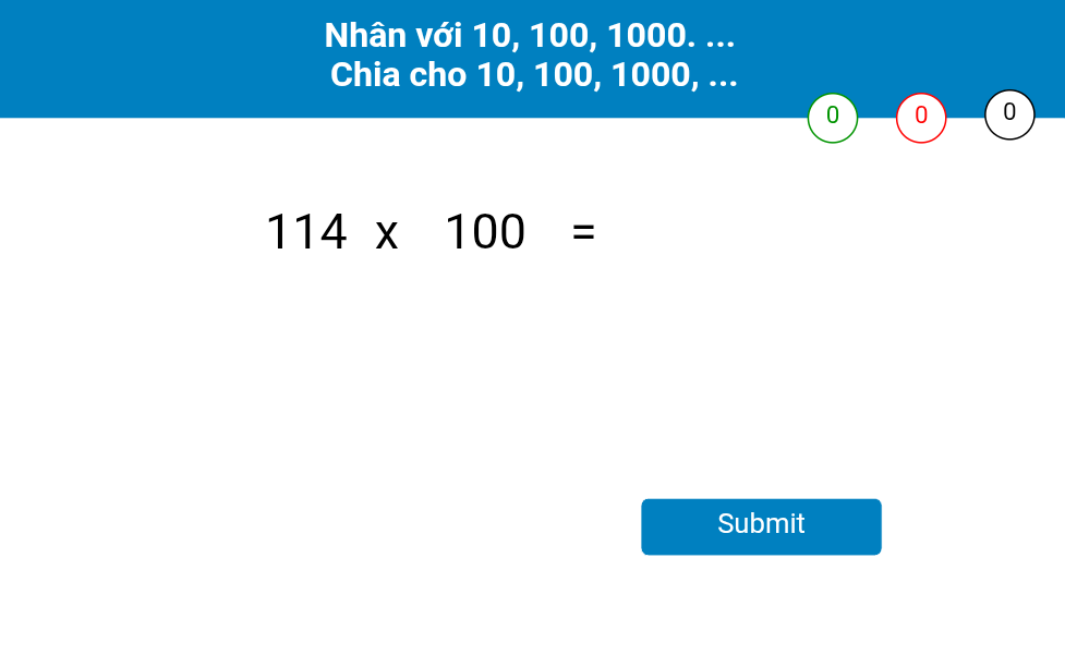 Nhân, chia với 10, 100, 1000