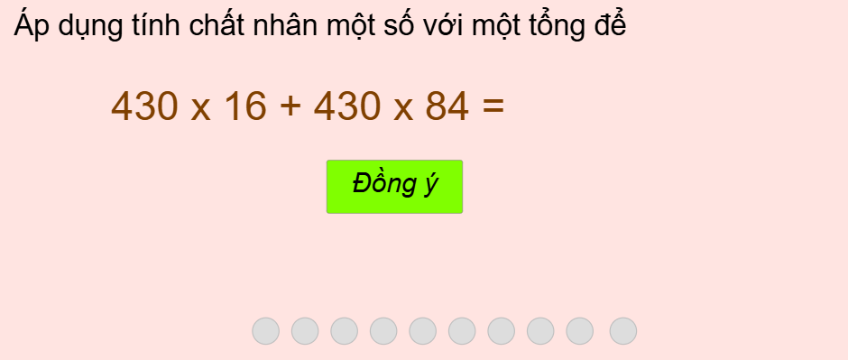 Nhân một số với một tổng