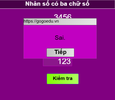 Nhân với số có ba chữ số
