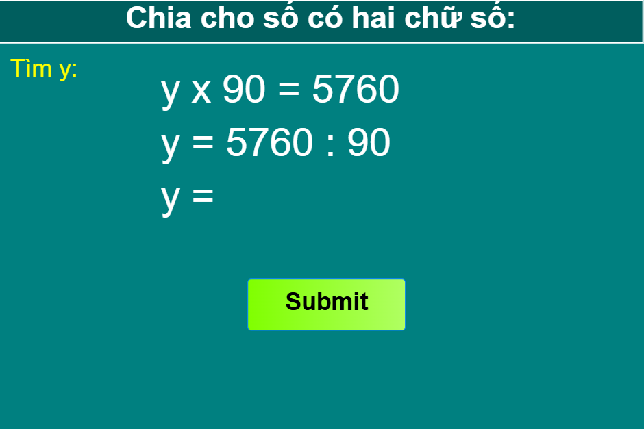 Chia cho số có hai chữ số(tiếp theo 3)