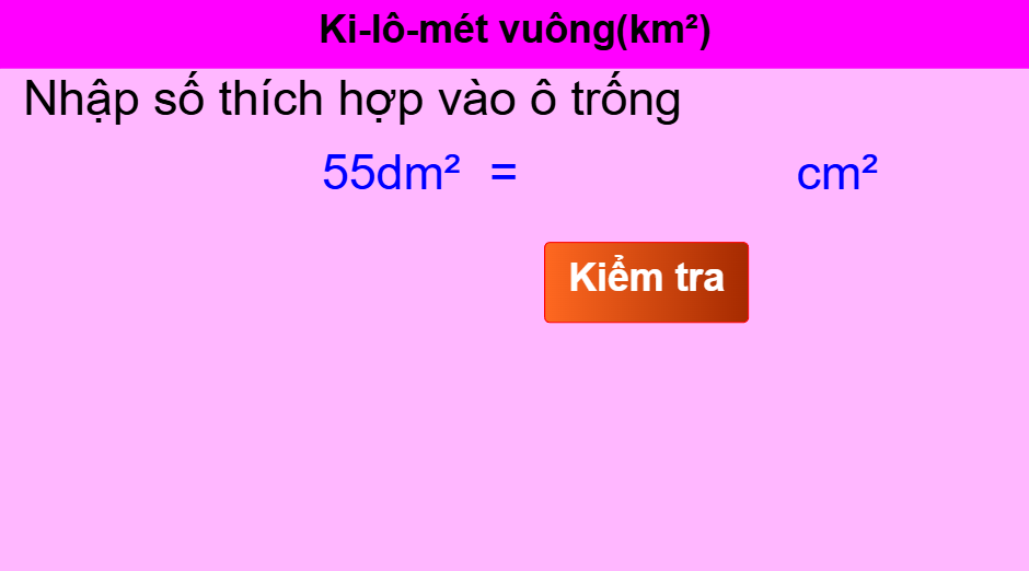 Ki-lô-mét vuông