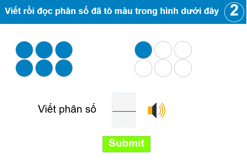 Viết đọc phân số lớn hơn 1