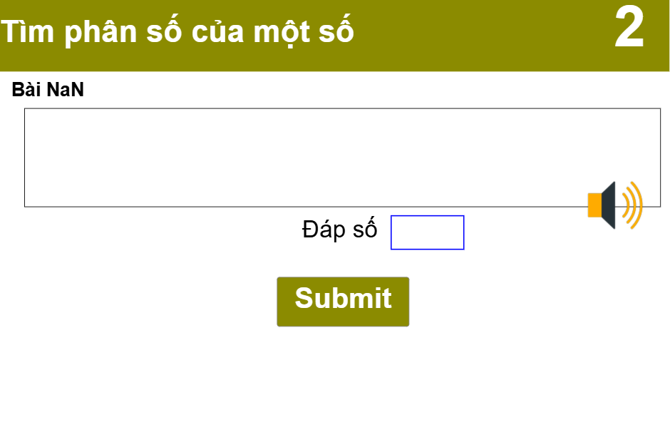 Tìm phân số của một số