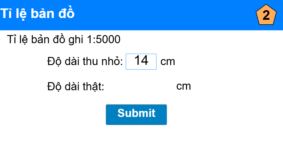 Tỉ lệ bản đồ