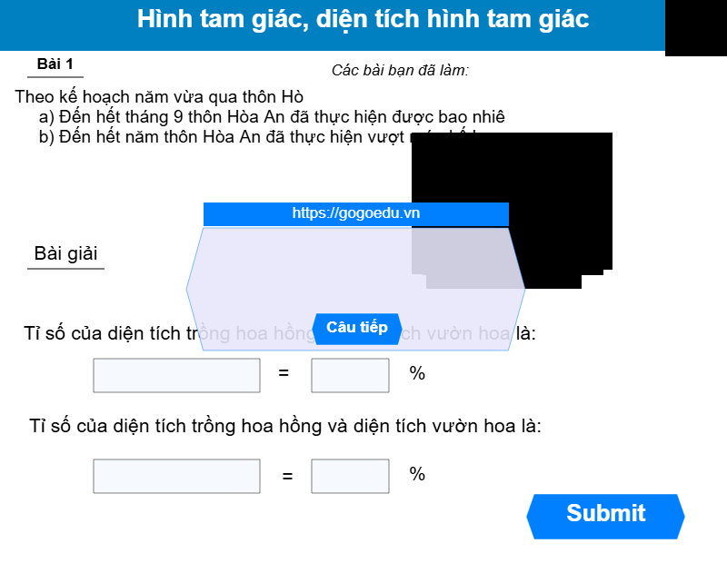 Diện tích tam giác