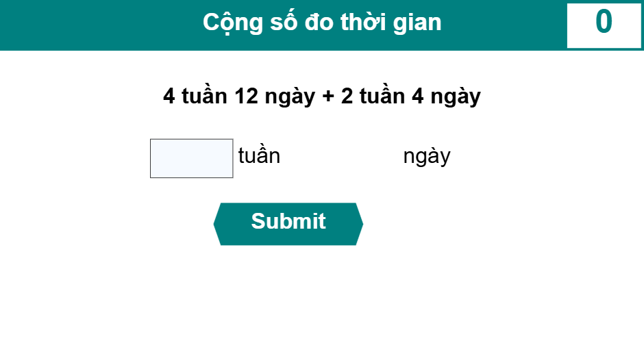 Cộng số đo thời gian