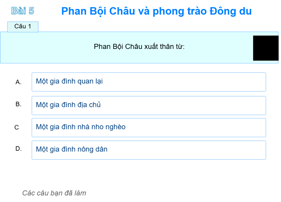 Bài 5: Phan Bội Châu và phong trào Đông du