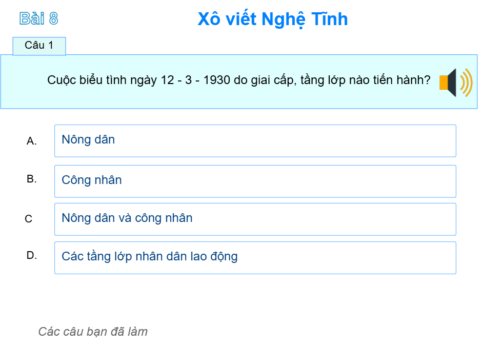 Bài 8: Xô viết Nghệ Tĩnh