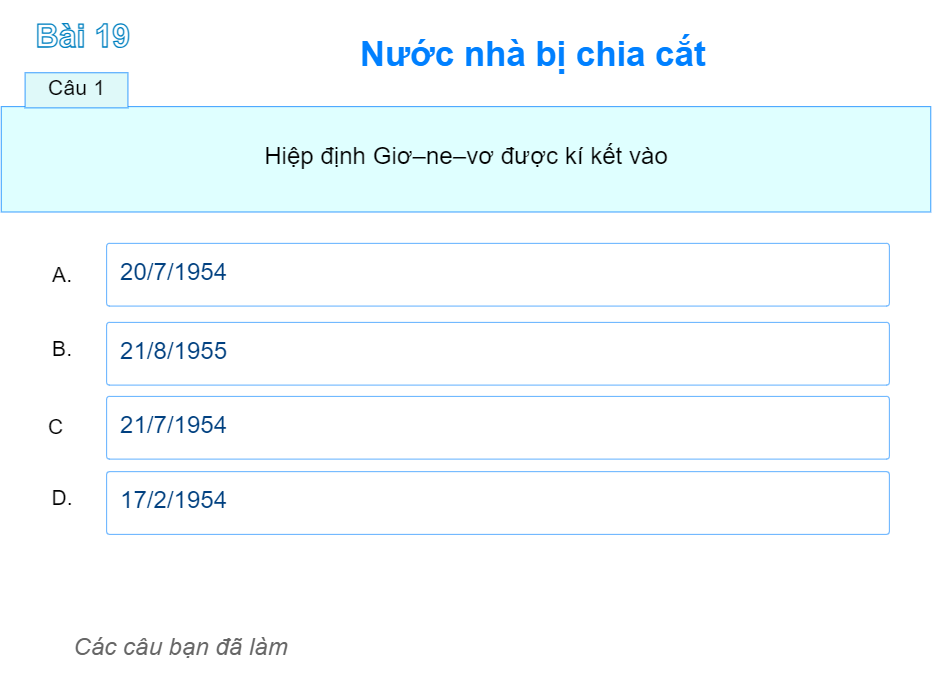 Bài 19: Nước nhà bị chia cắt