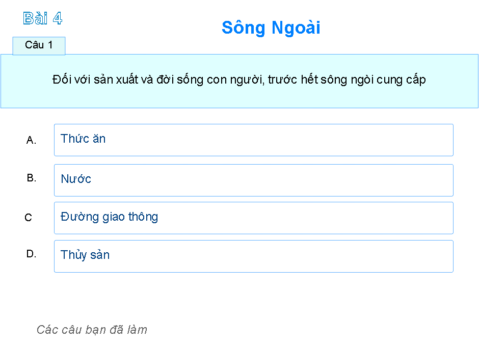 Bài 4: Sông ngòi