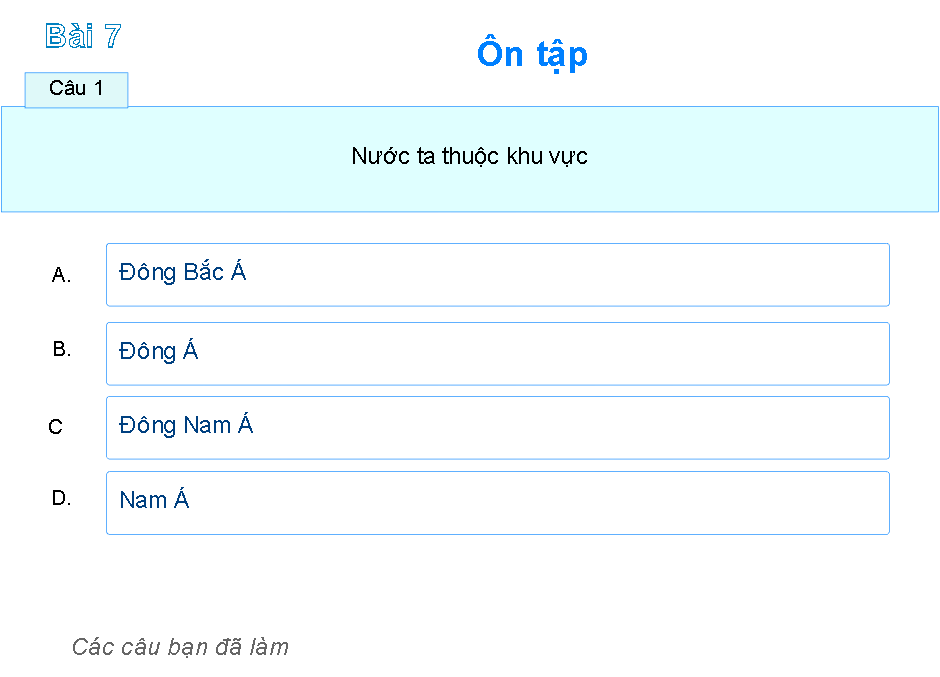 Bài 7: Ôn tập sgk Địa lí 5 Trang 82
