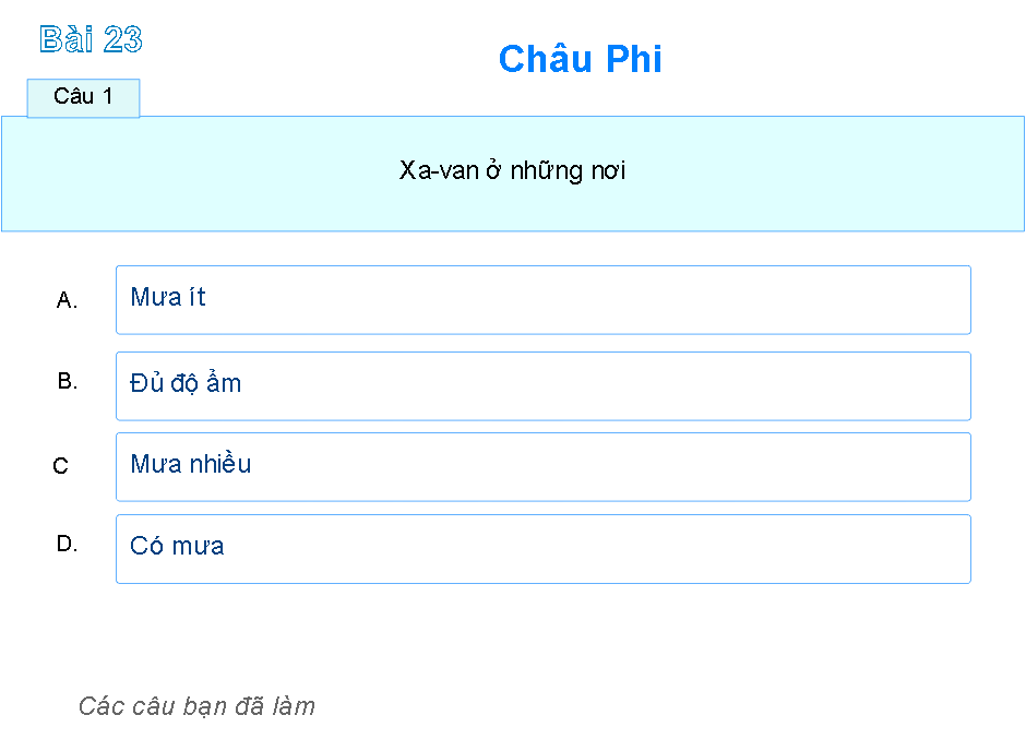 Bài 23: Châu Phi