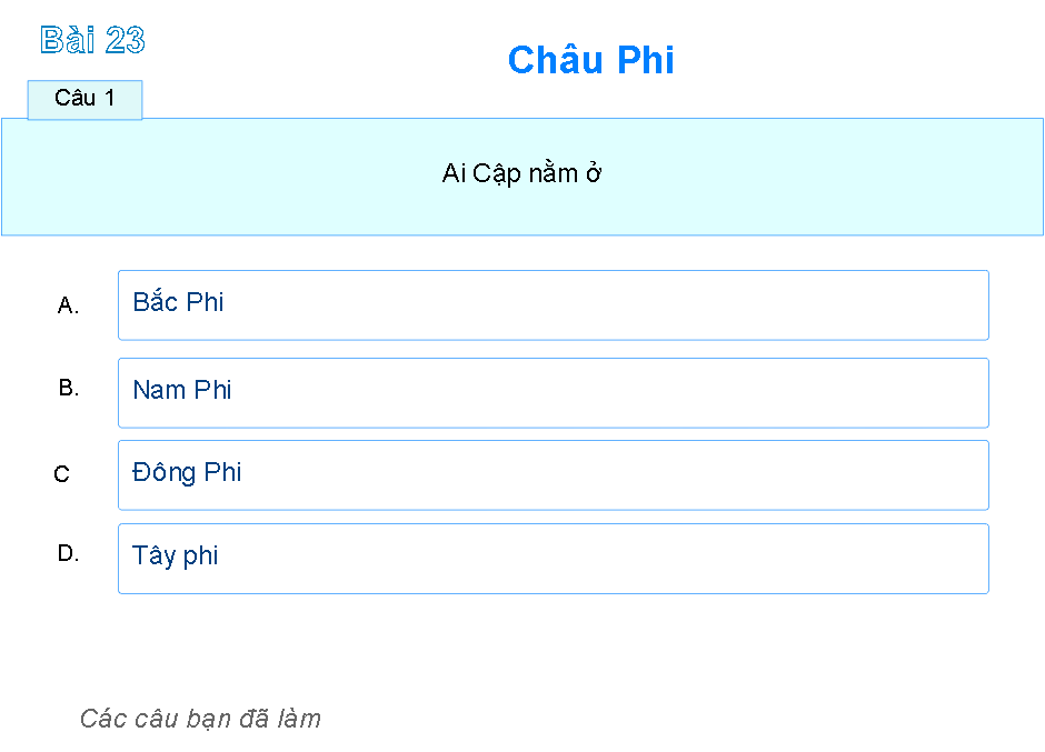 Bài 24: Châu Phi (tiếp)