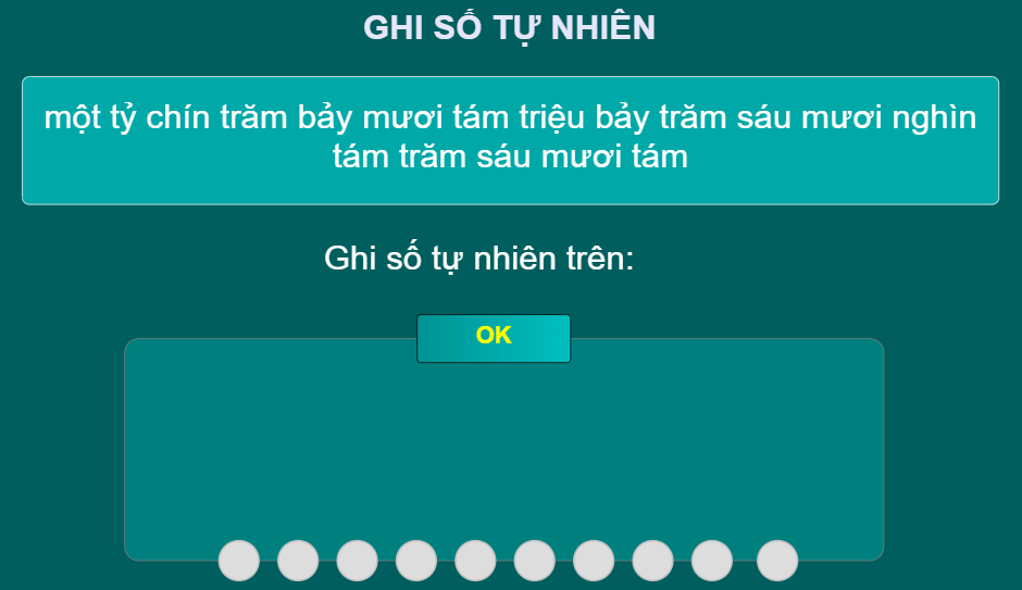 Bài 2: 1. Cách ghi các số tự nhiên